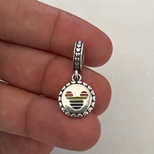 PANDORA Disney Pandora Charm - Mickey Mouse Rainbow